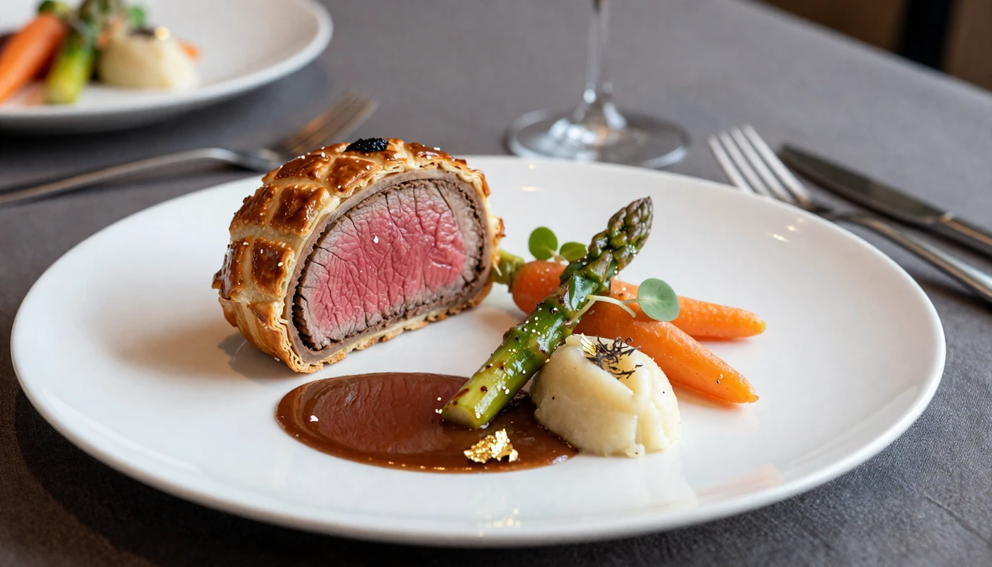 Signature danie restauracji - wyszukana prezentacja